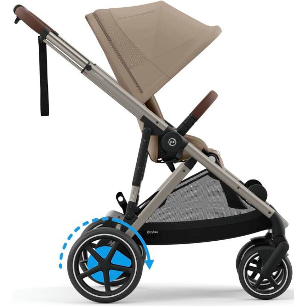 Фото - Коляска прогулочная Cybex eGazelle S TPE Almond Beige (524000547)